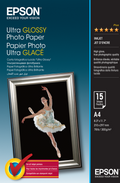 Epson C13S041927 Brillante A4 15 hoja papel fotográfico