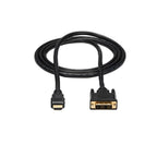 StarTech.com HDMIDVIMM6 adaptador de cable de vídeo Negro (6)