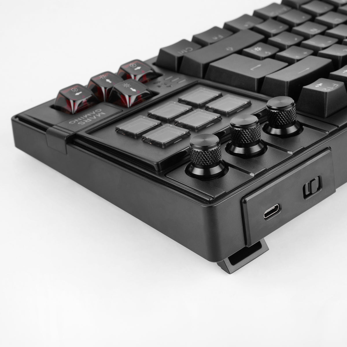 Mars Gaming MKMASTER teclado Juego USB Español, Francés, Portugués Negro (9)