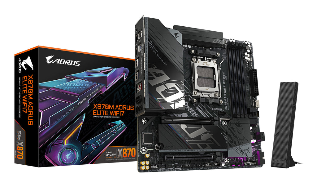GIGABYTE X870M AORUS ELITE WIFI7 AMD X870 Zócalo AM5 micro ATX (2)