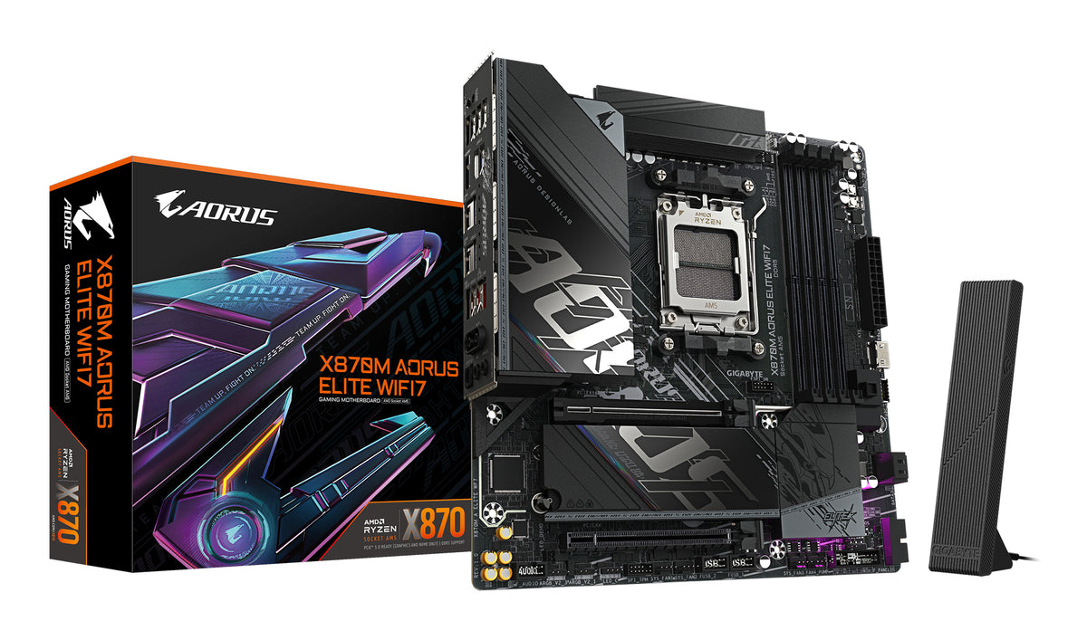 GIGABYTE X870M AORUS ELITE WIFI7 AMD X870 Zócalo AM5 micro ATX (2)