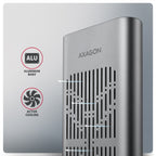 Axagon EEM2-20GD base de conexión para disco duro USB 3.2 Gen 2 (3.1 Gen 2) Type-C Negro, Gris (8)