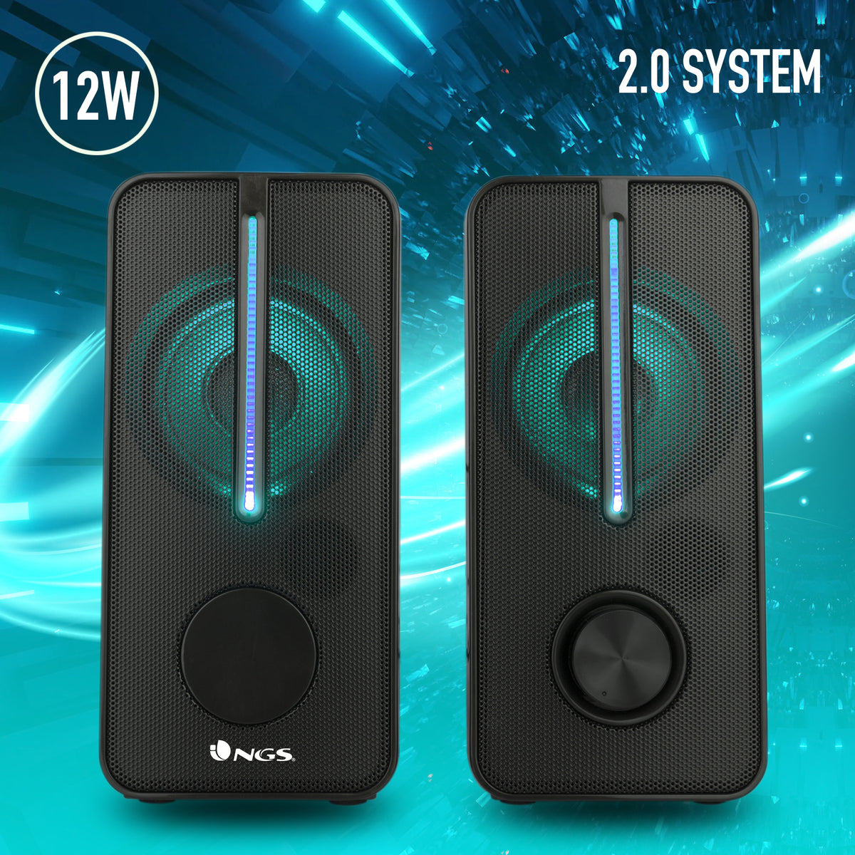 NGS GSX-150 Negro Inalámbrico 12 W (8)