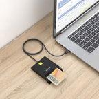 AISENS ASCR-SN06-BK lector de tarjeta inteligente Interior USB USB 2.0 (6)