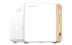 QNAP TS-462-2G servidor de almacenamiento NAS Torre Intel® Celeron® N4505 2 GB DDR4 0 TB QNAP QTS Blanco (3)