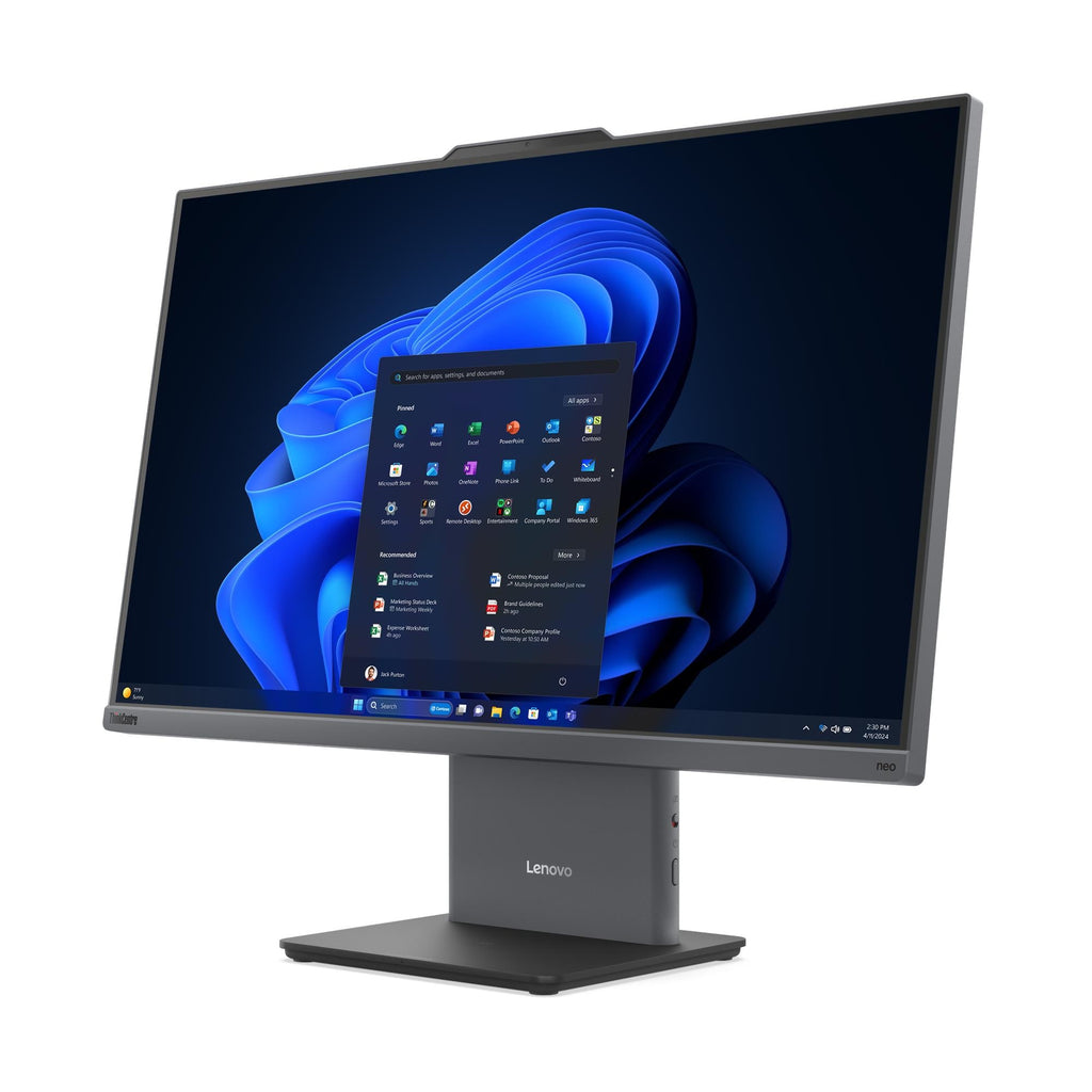 Lenovo ThinkCentre neo 50a 27 Gen 6 LNL Intel Core Ultra 7 256V 68,6 cm (27") 1920 x 1080 Pixeles PC todo en uno 16 GB 512 GB SSD Windows 11 Pro Wi-Fi 6 (802.11ax) Gris (2)