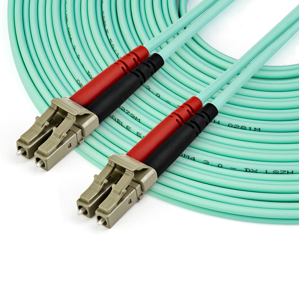 StarTech.com 450FBLCLC10 Cable de fibra óptica e InfiniBand Color aguamarina