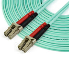 StarTech.com 450FBLCLC10 Cable de fibra óptica e InfiniBand Color aguamarina