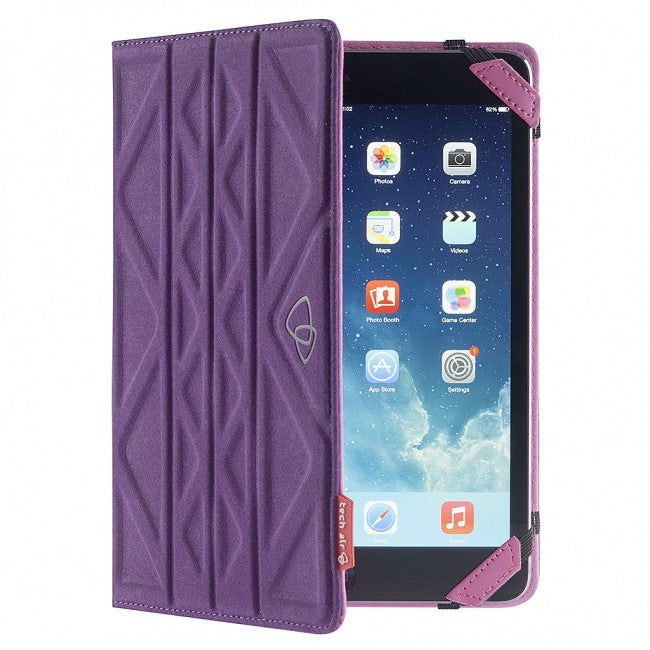 Techair TAXUT022 funda para tablet 17,8 cm (7") Folio Rosa, Violeta