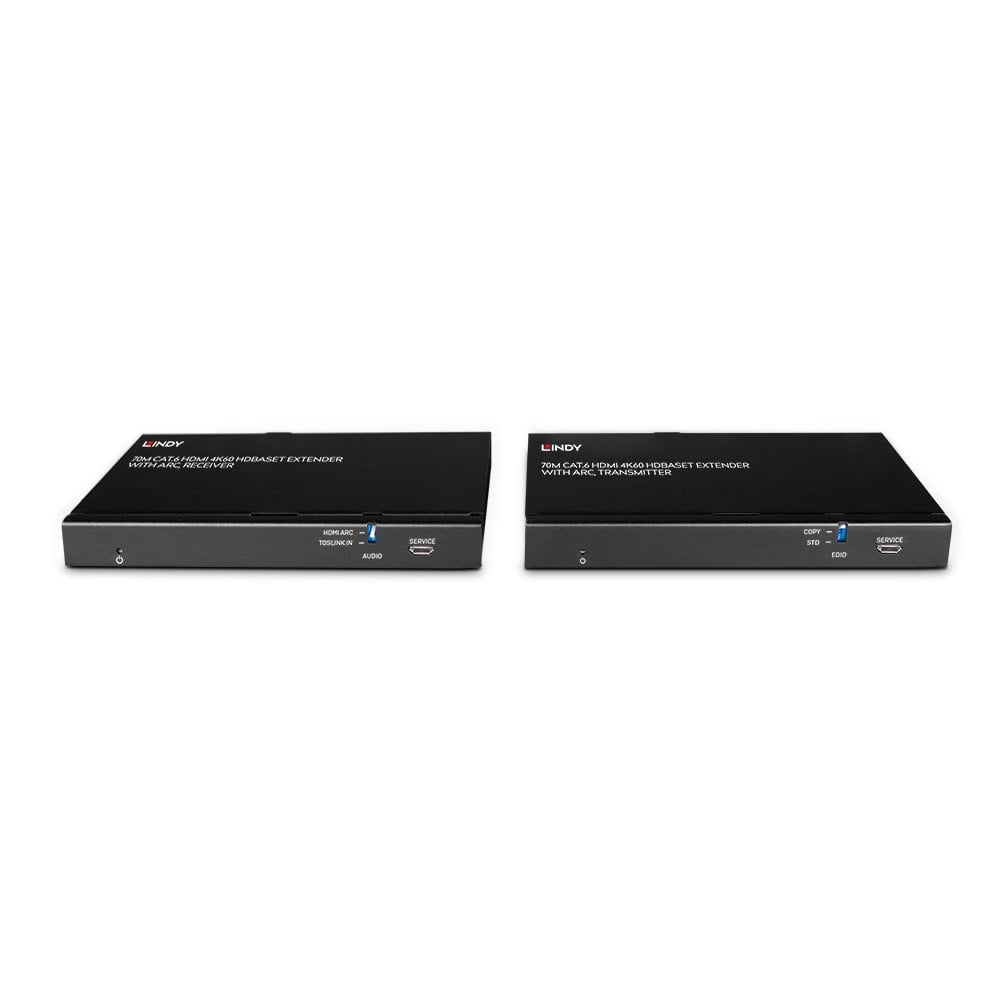 Lindy 38349 extensor audio/video Transmisor y receptor de señales AV Negro (4)