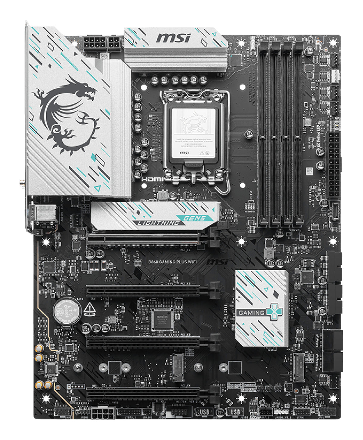 MSI B860 GAMING PLUS WIFI placa base Intel B860 LGA 1851 (Socket V1) ATX (2)
