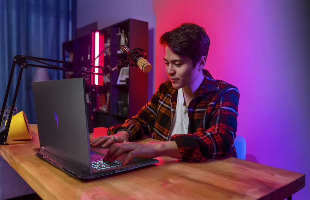 Acer Nitro 18 AI AMD AN18-61-R7SD AMD Ryzen AI 7 PRO 350 Portátil 45,7 cm (18") WQXGA 16 GB DDR5-SDRAM 1 TB SSD NVIDIA GeForce RTX 5070 Ti Wi-Fi 6E (802.11ax) Windows 11 Home Negro QWERTZ Alemán (9)