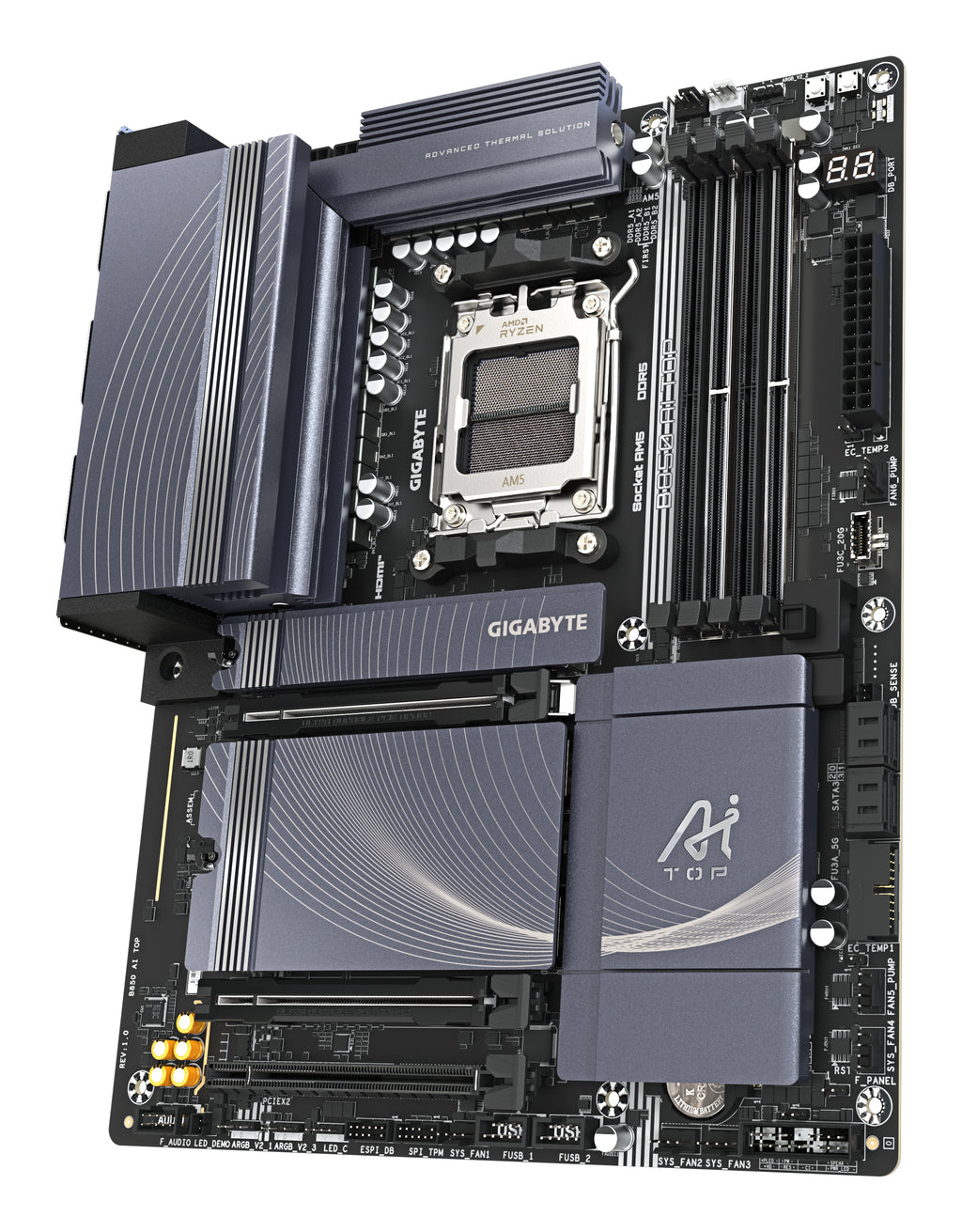 GIGABYTE B850 AI TOP placa base AMD B850 Zócalo AM5 ATX (5)