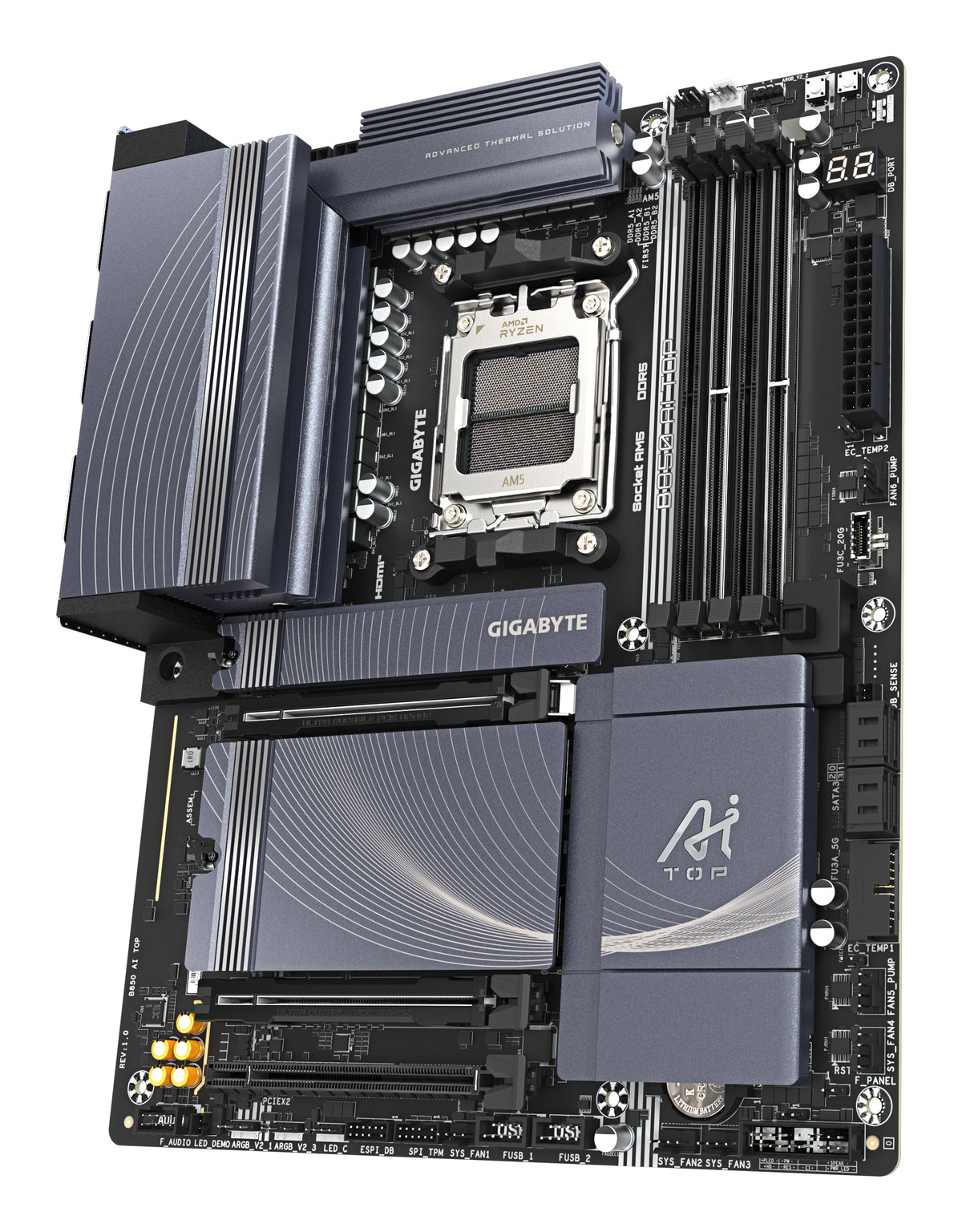 GIGABYTE B850 AI TOP placa base AMD B850 Zócalo AM5 ATX (5)