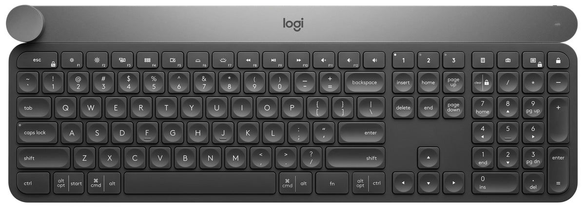 Logitech 920-008500 teclado Universal RF Wireless + Bluetooth QWERTY Italiano Negro, Gris (5)