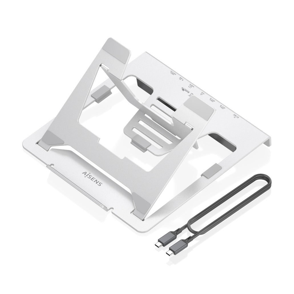 AISENS ASUC-7P045-GR soporte para ordenador portátil Soporte para ordenador portátil y tableta 40,6 cm (16") (2)