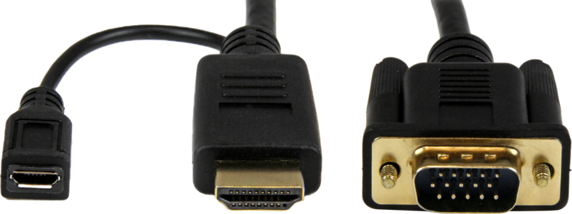 Startech HD2VGAMM6 - Adaptador 1920x1200 1080p, Cable adaptador, HDMI (2)