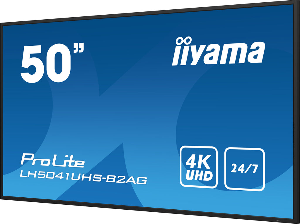 iiyama LH5041UHS-B2AG pantalla de señalización Pantalla plana para señalización digital 127 cm (50") LCD 500 cd / m² 4K Ultra HD Negro 24/7 (8)