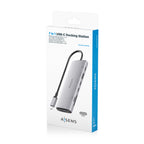 AISENS ASUC-7P031-GR base para portátil y replicador de puertos Alámbrico USB 3.2 Gen 1 (3.1 Gen 1) Type-C (8)