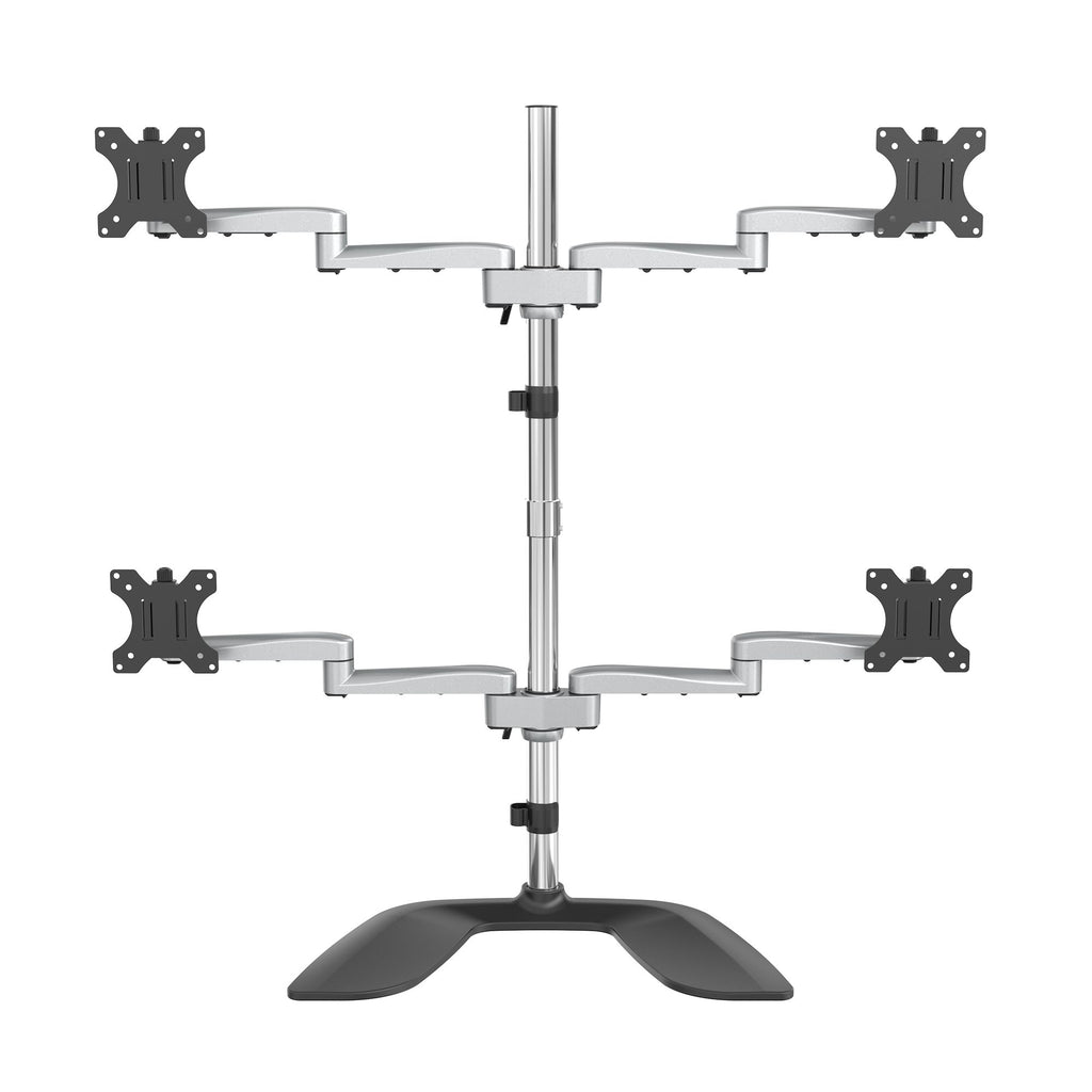StarTech.com ARMQUADSS soporte para monitor 32" Negro, Plata