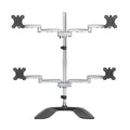 StarTech.com ARMQUADSS soporte para monitor 32" Negro, Plata
