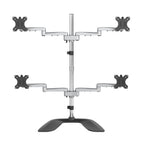 StarTech.com ARMQUADSS soporte para monitor 32" Negro, Plata