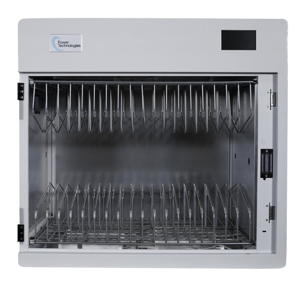 Power Technologies CLEAN Series CLEAN-N-CHARGE-18 (CNC-18) Armario de gestión y carga para dispositivos portátiles Gris (4)