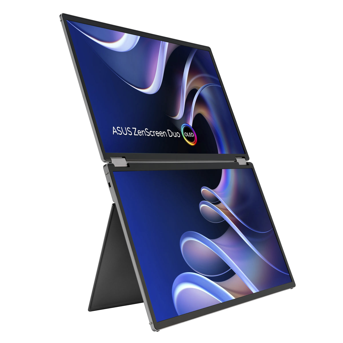 ASUS ZenScreen Duo OLED MQ149CD pantalla para PC 35,6 cm (14") 1920 x 1200 Pixeles WUXGA Plata (6)