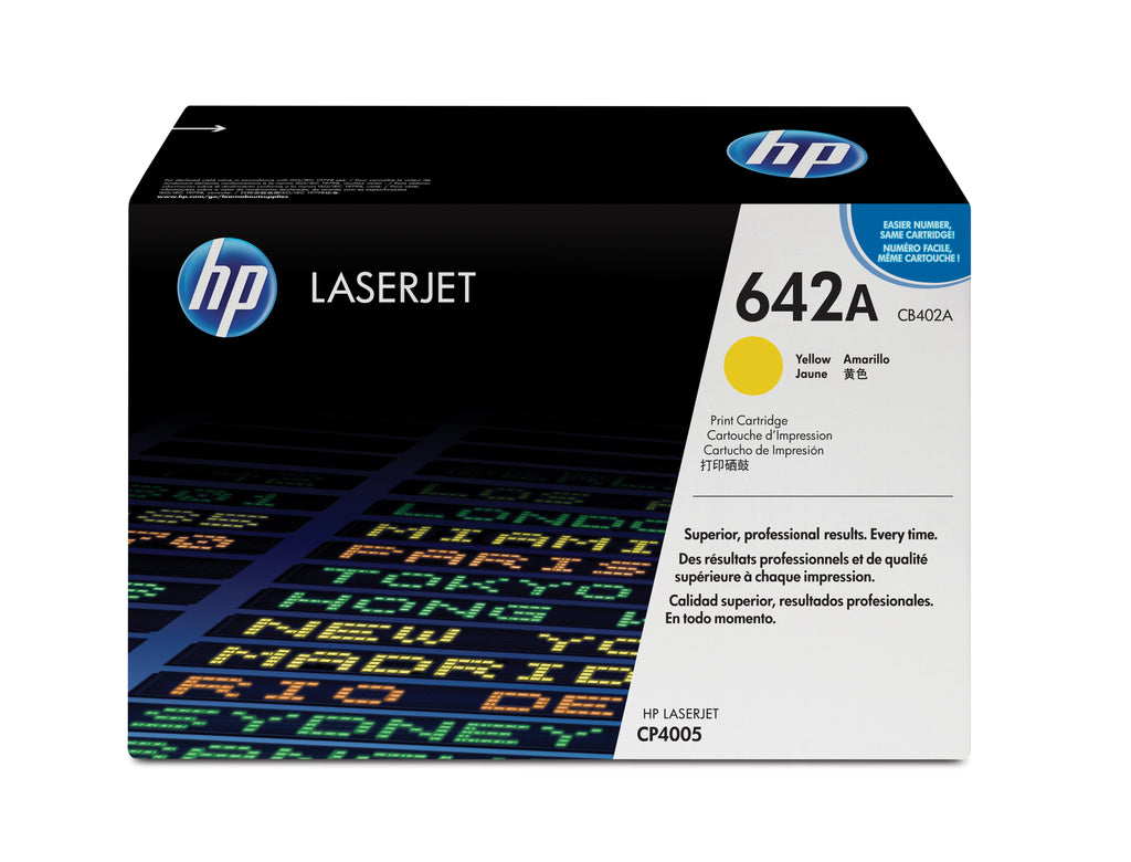 HP 642A Yellow Original LaserJet Toner Cartridge cartucho de tóner 1 pieza(s) Amarillo (2)