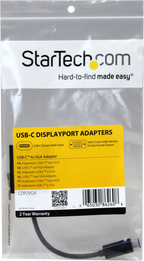 Startech CDP2VGA - Adaptador USB / VGA, USB-C (M) a HD-15 (VGA) (H) (2)