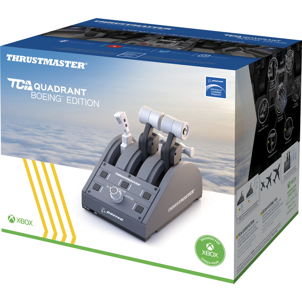 Thrustmaster TCA Quadrant Boeing Edition Gris USB Palanca de mando PC, Xbox, Xbox One X, Xbox Series S (9)
