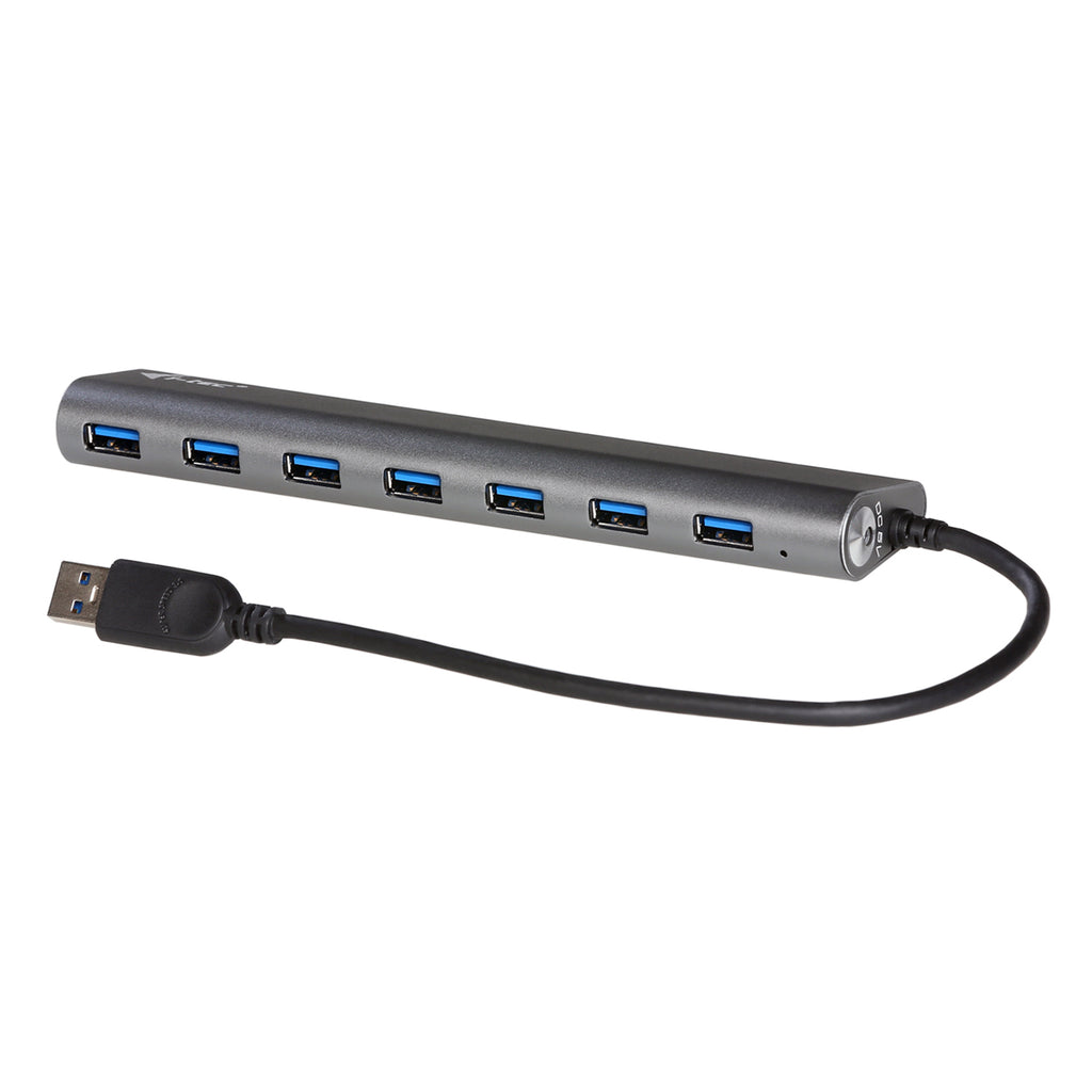 i-tec Metal U3HUB778 hub de interfaz USB 3.2 Gen 1 (3.1 Gen 1) Type-A 5000 Mbit/s Plata