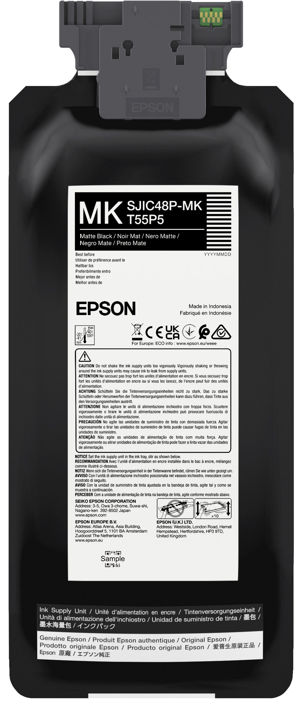 Epson SJIC48P-MK cartucho de tinta 1 pieza(s) Original Rendimiento estándar Negro (2)