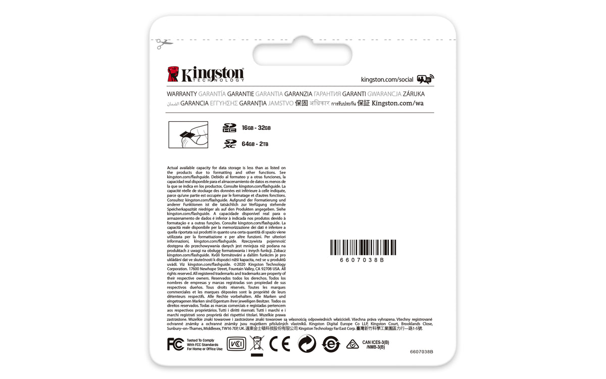 Kingston Canvas Go! Plus, Tarjeta de memoria flash, 128GB (SDG3/128GB)