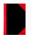 Bantex 100302833 writing portátil A6 96 hojas negro, rojo