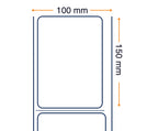 Labels, Zebra, Sintético, Z-Ultimate 3000T Blanco, An: 100 mm, Al: 150 mm, Di: 127 mm, C: 25.4 mm 3006968