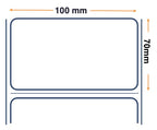 Zebra Labels, Others, Papel Normal, Z-Perform 1000T, Ancho: 100 mm, Alto: 69.85 mm, Diámetro: 127 mm, Núcleo: 25.4 mm 3002270