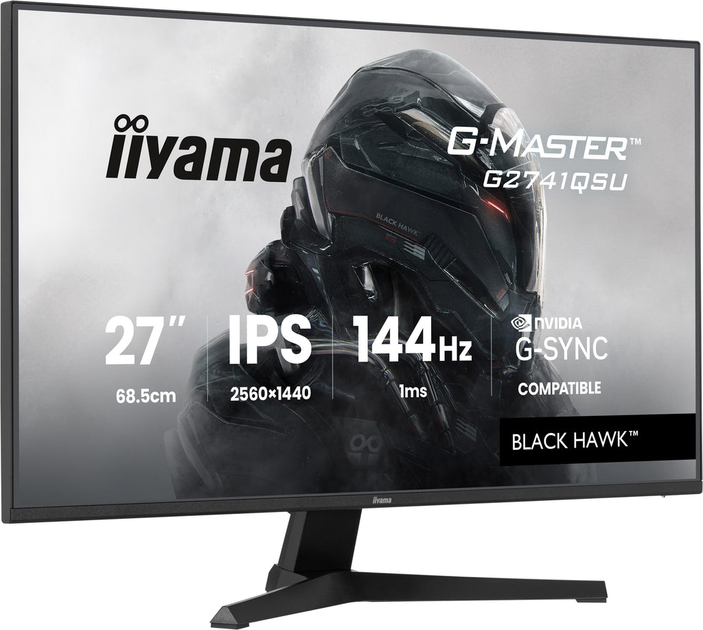 iiyama G-MASTER G2741QSU-B1 pantalla para PC 68,6 cm (27") 2560 x 1440 Pixeles 4K Ultra HD QLED Negro (3)
