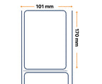 Labels, Zebra, Papel térmico, Z-Perform 1000D, Ancho: 101.6 mm, Alto: 170.3 mm, Diámetro: 200 mm, Centro: 76 mm 3010754-T