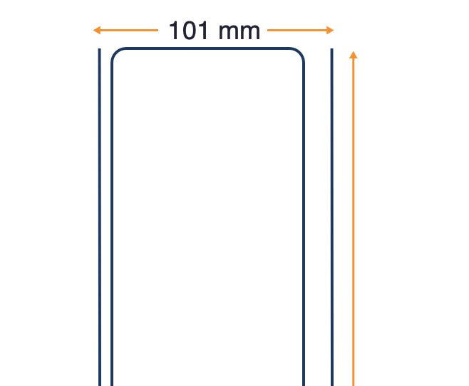 Zebra Labels, Others, Papel normal, Z-Perform 1000T, An: 101 mm, Al: 82910 mm, Pr: 127 mm, Cf: 25.4 mm 3013112-T