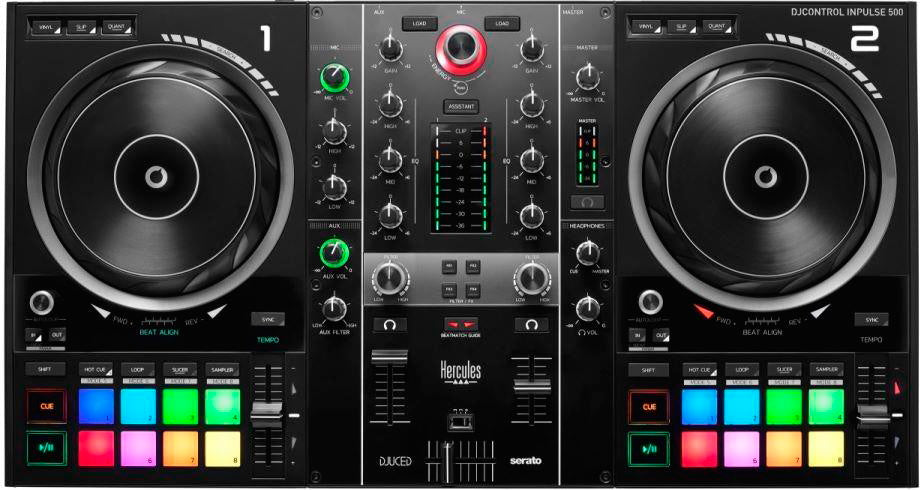 Hercules DJControl Inpulse 500 Negro