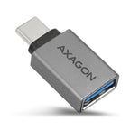 Axagon RUCM-AFA cambiador de género para cable USB type C USB type A Metálico (3)