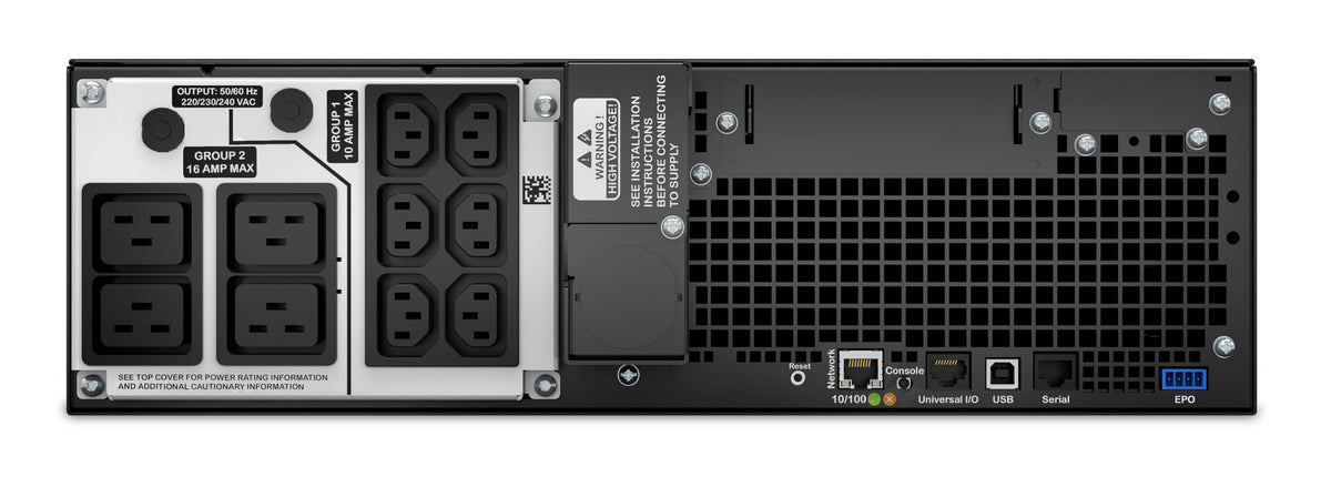 APC Smart-UPS On-Line sistema de alimentación ininterrumpida (UPS) Doble conversión (en línea) 5 kVA 4500 W 10 salidas AC (3)