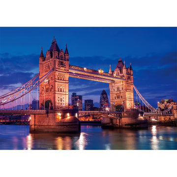 Clementoni Tower Bridge At Night Puzzle rompecabezas 1000 pieza(s) Edificios (2)