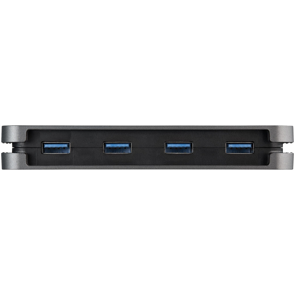 StarTech.com HB30AM4AB hub de interfaz USB 3.2 Gen 1 (3.1 Gen 1) Type-A 5000 Mbit/s Negro, Gris (6)