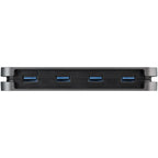 StarTech.com HB30AM4AB hub de interfaz USB 3.2 Gen 1 (3.1 Gen 1) Type-A 5000 Mbit/s Negro, Gris (6)
