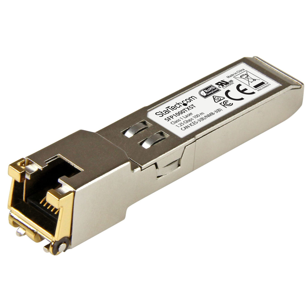StarTech.com SFP1000TXST red modulo transceptor Cobre 1000 Mbit/s