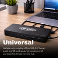 Origin Storage OSDOCK-USBC base para portátil y replicador de puertos