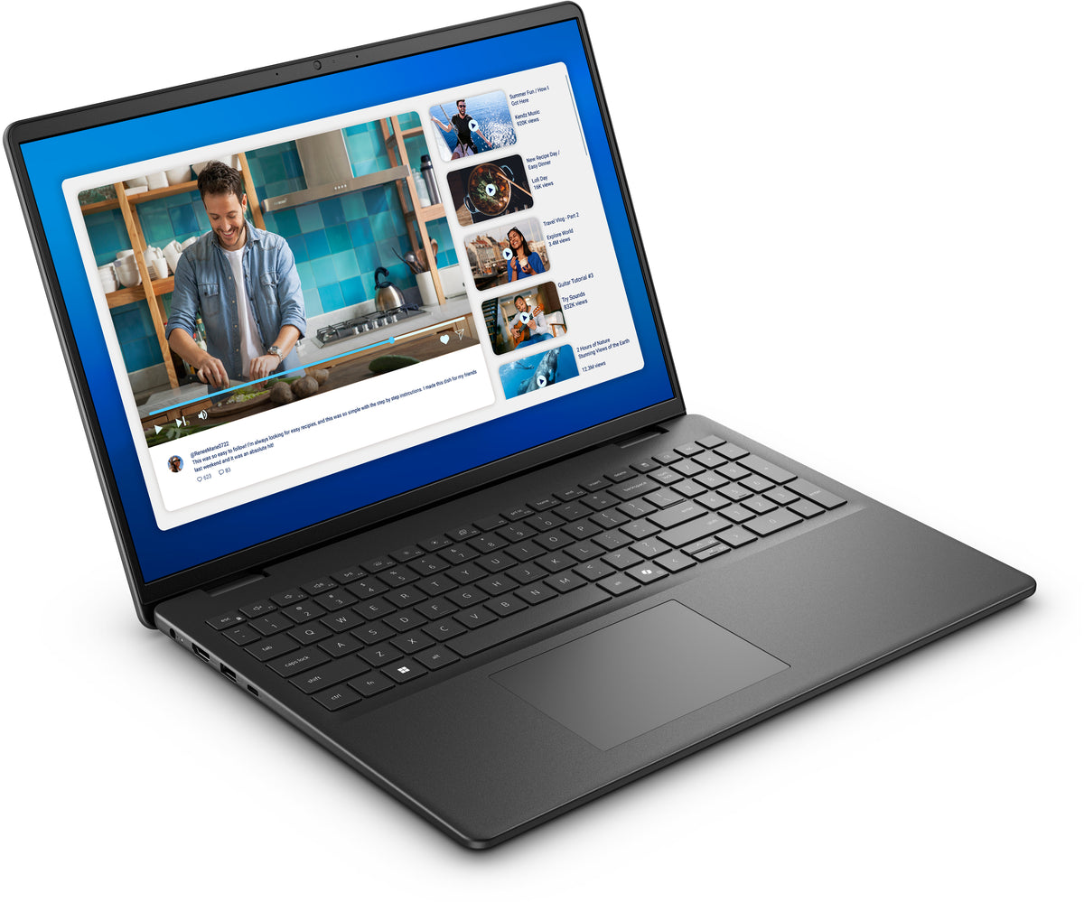 DELL DC16250 Intel Core 5 120U Portátil 40,6 cm (16") Full HD+ 8 GB DDR5-SDRAM 512 GB SSD Wi-Fi 6 (802.11ax) Windows 11 Pro Negro Checa, Eslovaco (4)