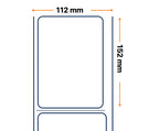 Labels, Zebra, Normal Paper, Z-Perform 1000T, Ancho: 112.5 mm, Alto: 152.4 mm, Profundidad: 200 mm, Diámetro: 76 mm 3003143